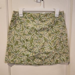 J Crew Pinwheel Skirt 100% Cotton Size 6